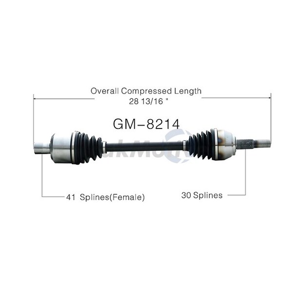 Surtrack Axle Cv Axle Shaft, Gm-8214 GM-8214 - main